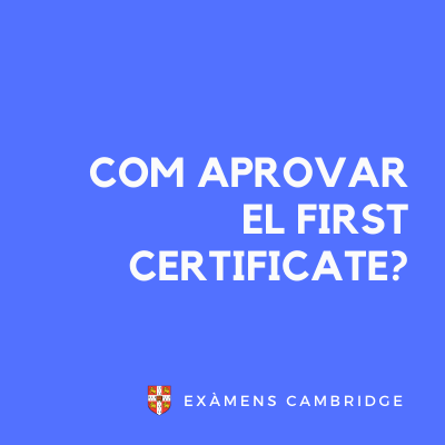 aprovar el first certificate